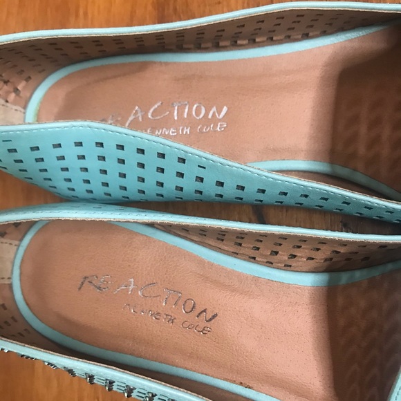 Kenneth Cole Reaction blue studded loafers - Picture 4 of 7